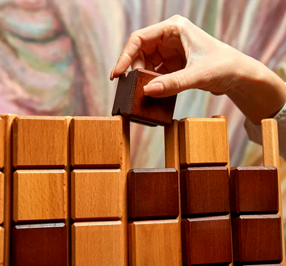 4 в ряд (деревянная) рис 1