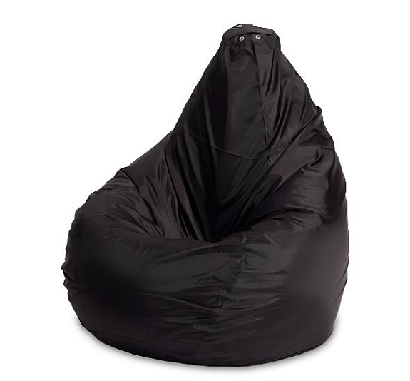 картинка Пуф кресло-мешок черный от компании Рент-Бери
