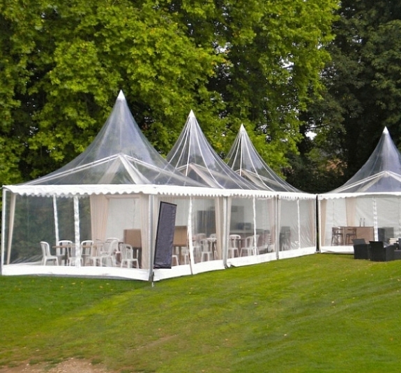 Шатер Пагода "Прозрачный" 5х5 рис 1