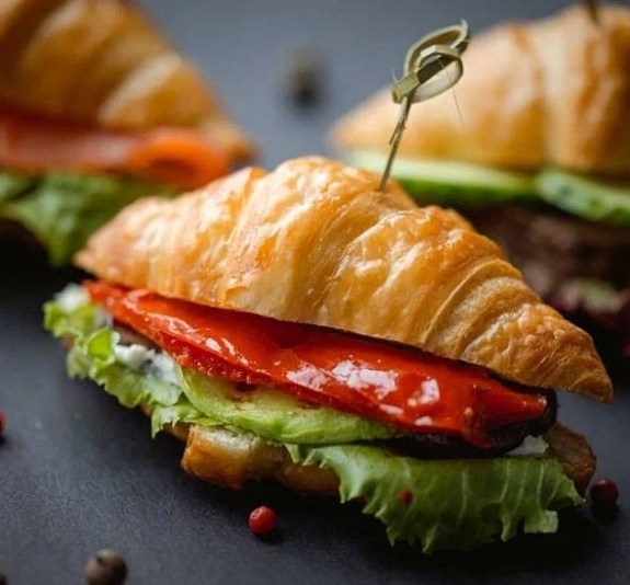 Мини-круассан с печёными овощами рис 3