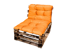 Обожжённое кресло из поддонов