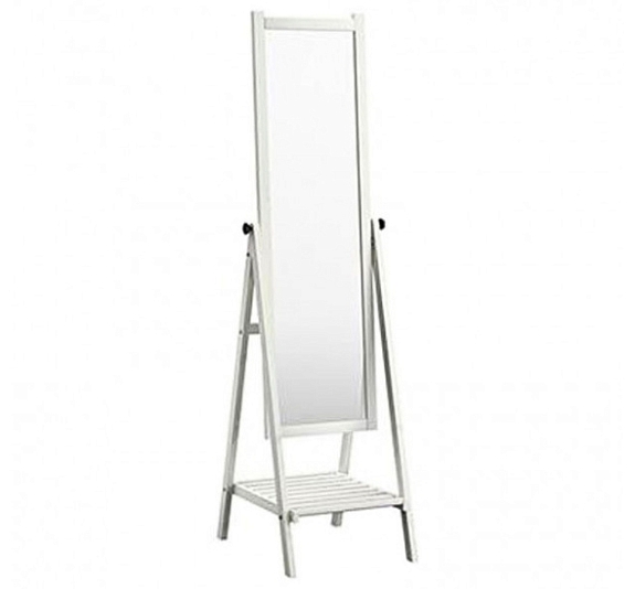 Зеркало из дерева белое Гарден рис 2