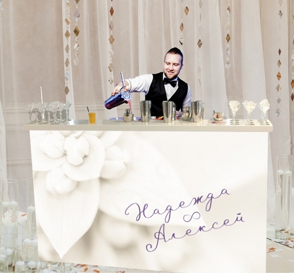 Барная стойка на свадьбу рис 6