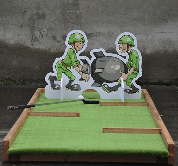 Мини-гольф Военный рис 3