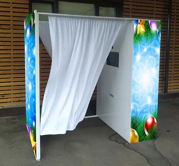 картинка Новогодняя Квадратная фотобудка от компании Рент-Бери