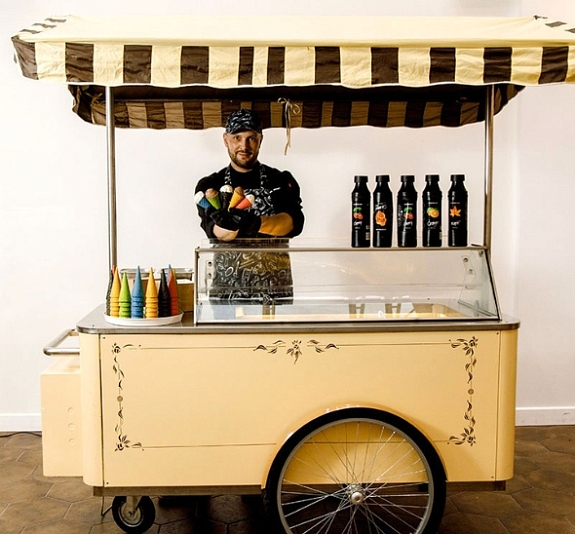 Мороженое шариками рис 2