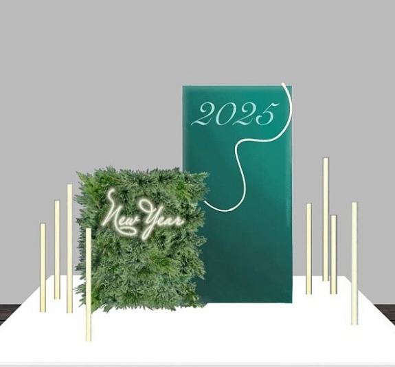 картинка Новогодняя фотозона 2025 от компании Рент-Бери