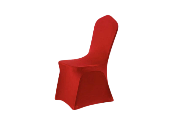 Чехол для стула красный (стрейч)
