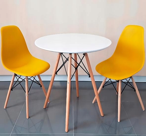 Стул Eames желтый рис 2
