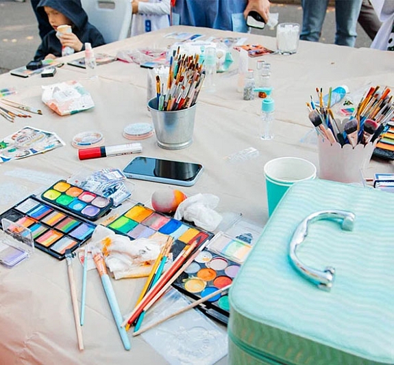 Аквагрим на мероприятие рис 7