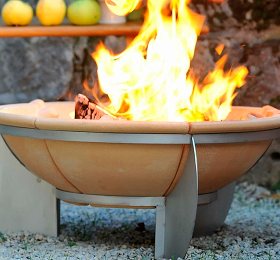 Чаша для костра с подставкой рис 2