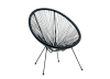 Чёрный садовый стул Acapulco Chair