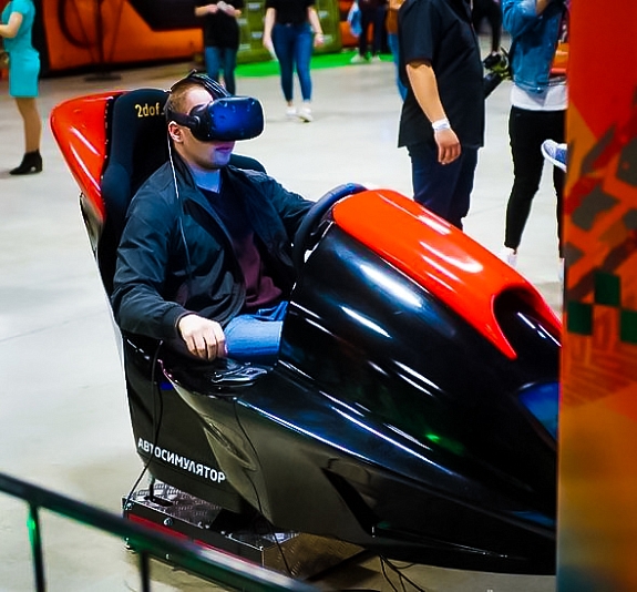 картинка Автосимулятор VR от компании Рент-Бери