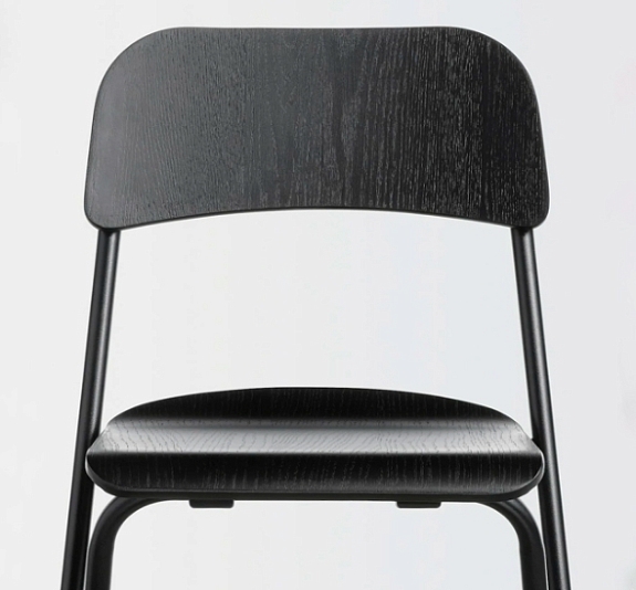 Стул барный складной Франклин чёрный рис 3