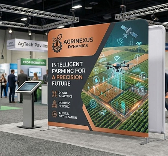 Стенд Altec ST-1 (прямой) односторонняя печать рис 1