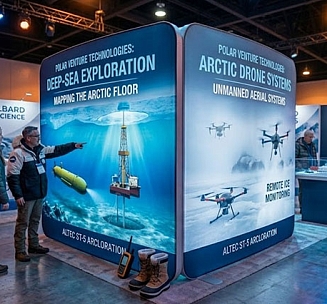 Стенд Altec ST-5 Лодка с подсветкой двусторонняя печать