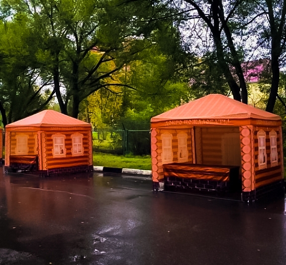 Тент палатка "Домик" 2,5х2,5 рис 3