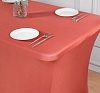 Стрейч скатерть для прямоугольного стола бордовая рис 2