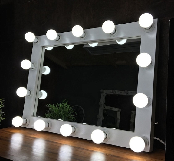 Зеркало Светлое дерево рис 2