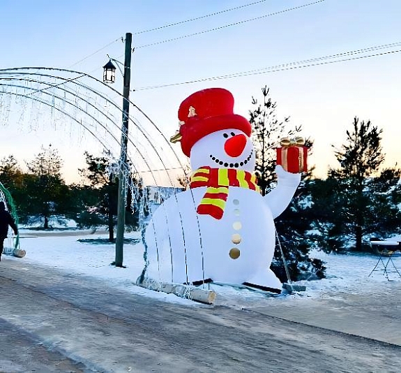 картинка Снеговик надувной от компании Рент-Бери