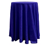 Скатерть синяя круглая для коктейльного стола рис 1
