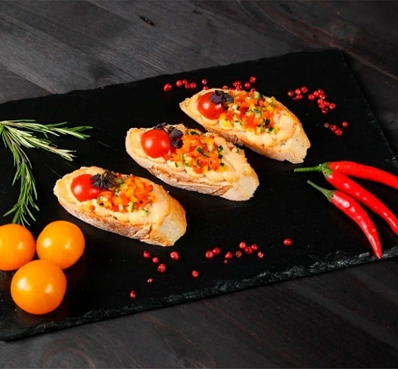 Брускетта Рататуй рис 3