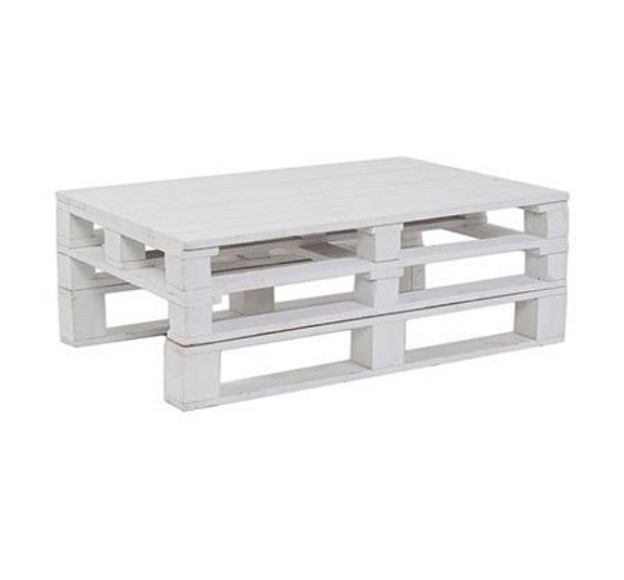 Белые банкетки из паллет рис 1