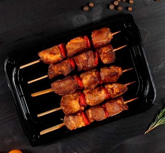 Мини-шашлычки из шейки рис 4