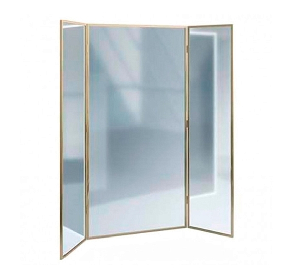 Зеркальная ширма с золотом рис 1