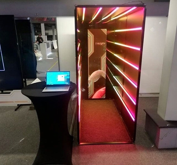 Военный неоновый тоннель рис 2