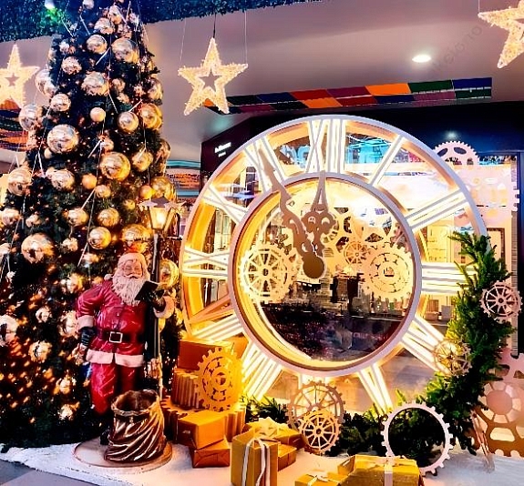 картинка Фотозона "Новогодние часы" от компании Рент-Бери