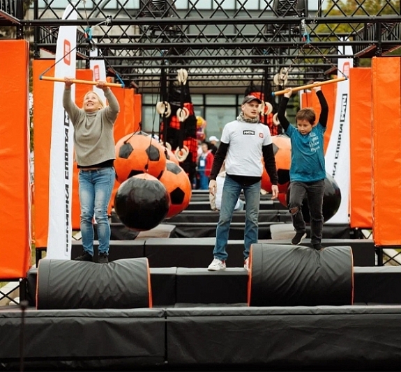 картинка Полоса препятствий "Супер Ниндзя" от компании Рент-Бери