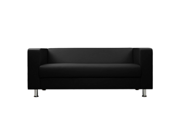 картинка Диван трехместный Erwin Black от компании Рент-Бери