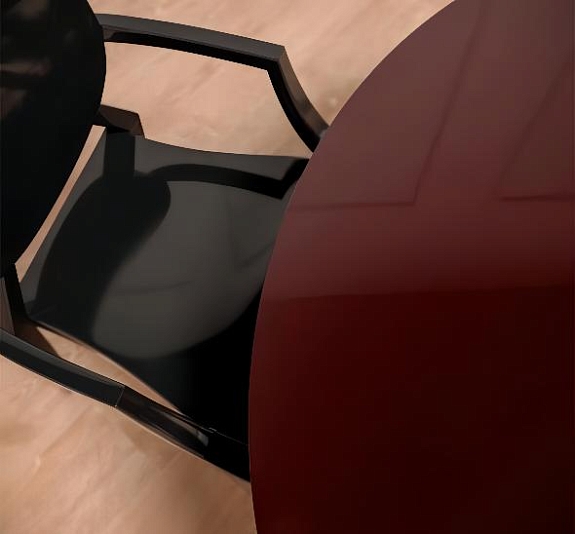 картинка Стол со столешницей бордового цвета от компании Рент-Бери