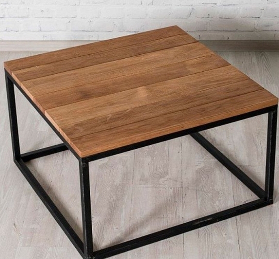 Журнальный стол Loft Craft Coffee коричневый рис 2