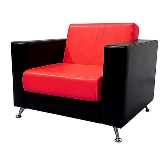 Кресло Cube красно-черное рис 3