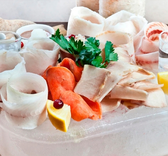 картинка Кулинарная станция Строганина от компании Рент-Бери