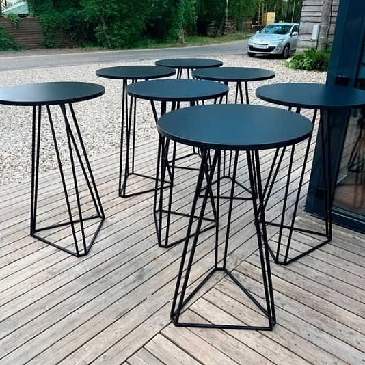 Стол фуршетный Rinfresco D-70 Black рис 3