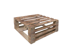 Обожжённый cтол журнальный