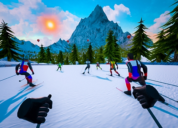 картинка Симулятор лыж VR от компании Рент-Бери