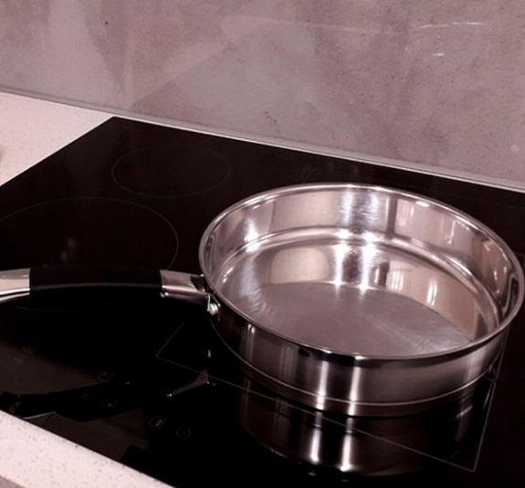 Сковорода стальная D32 см рис 2