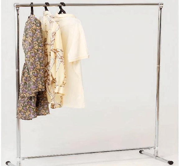 Вешало на колесах хромированное Pollax рис 1