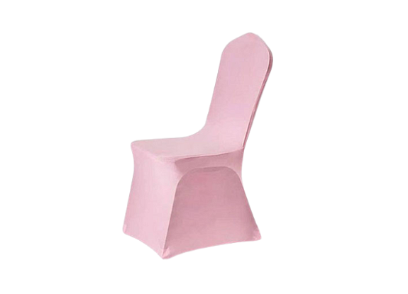 Чехол для стула розовый (стрейч)