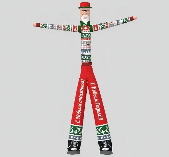 картинка Аэромен новогодний от компании Рент-Бери