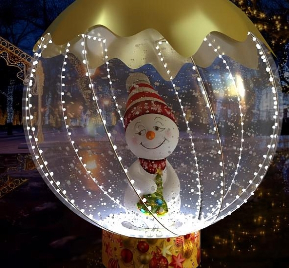 картинка Вращающийся снежный шар от компании Рент-Бери