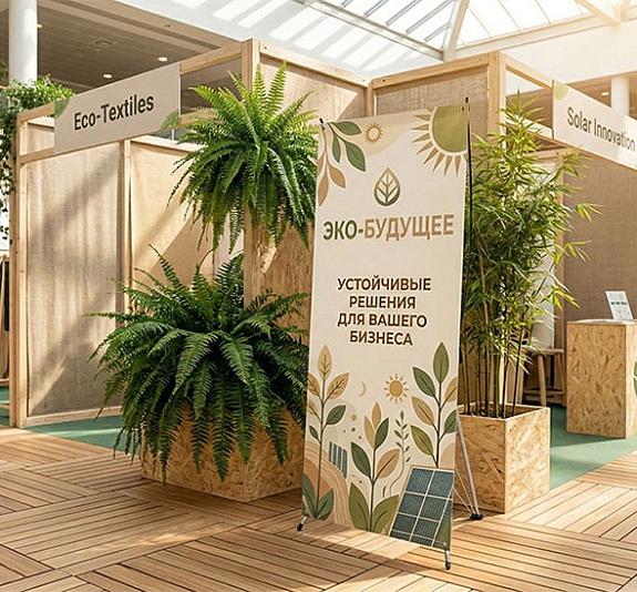 X-БАННЕР Стандарт с печатью баннера рис 1