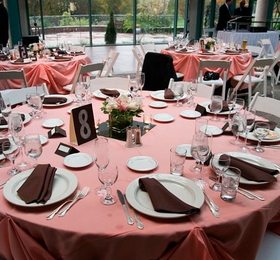 Салфетка коричневая «Жаккард» 45х45 рис 1