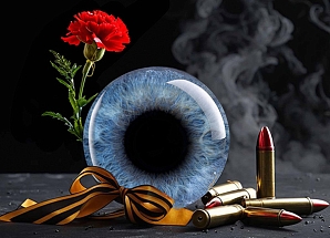 Радужка глаза на 9 мая