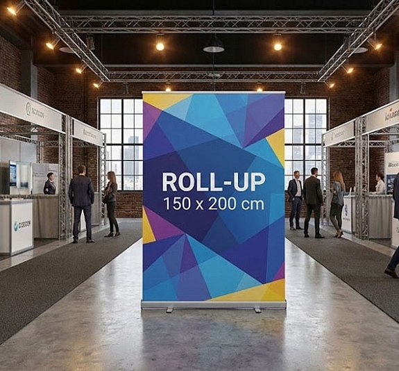 Ролл Ап классический рис 6