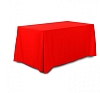 Скатерть прямоугольная красная рис 1